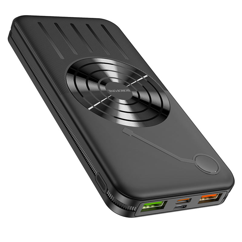 Внешний аккумулятор Borofone BJ7 10000mAh 2.0A USBx2/Type-C/Micro USB/Lightning с беспроводной зарядкой (черный)
Внешний аккумулятор Borofone BJ7 10000mAh 2.0A USBx2/Type-C/Micro USB/Lightning с беспроводной зарядкой (черный)