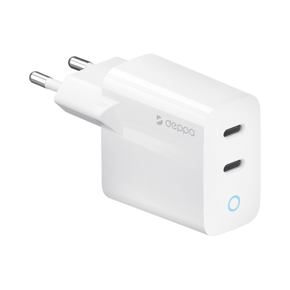 Сетевое зарядное устройство Deppa (11449) Wall charger 45W/PD3.0/2xUSB-C (белый)
Сетевое зарядное устройство Deppa (11449) Wall charger 45W/PD3.0/2xUSB-C (белый)