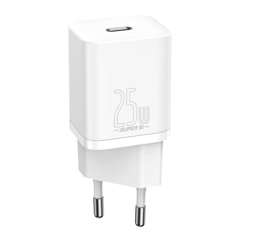 Сетевое зарядное устройство Baseus Super Si Quick Charger 1C 25W Type-C + кабель Type-C 3A 100см (TZCCSUP-L02) (белый)
Сетевое зарядное устройство Baseus Super Si Quick Charger 1C 25W Type-C + кабель Type-C 3A 100см (TZCCSUP-L02) (белый)