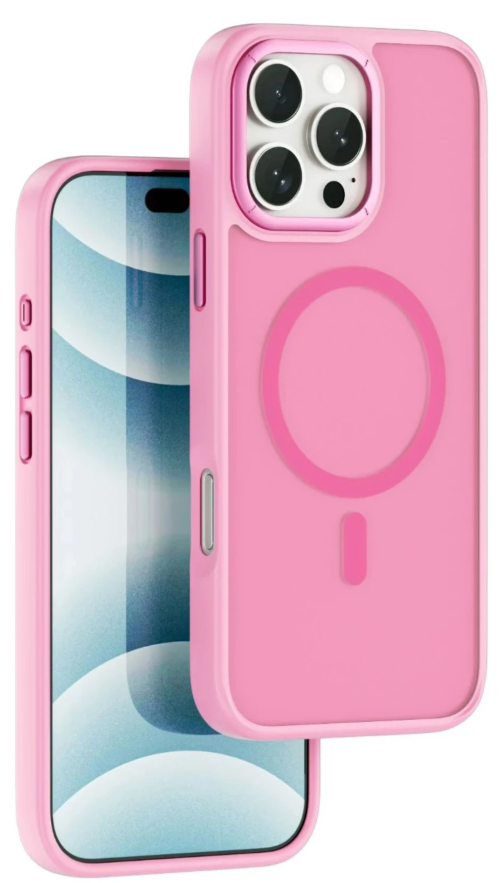 Чехол-накладка Wiwu Armor Pro Magsafe (FGG-012) для iPhone 16 Pro Max пластиковый прозрачно-розовый (розовая рамка)
Чехол-накладка Wiwu Armor Pro Magsafe (FGG-012) для iPhone 16 Pro Max пластиковый прозрачно-розовый (розовая рамка)