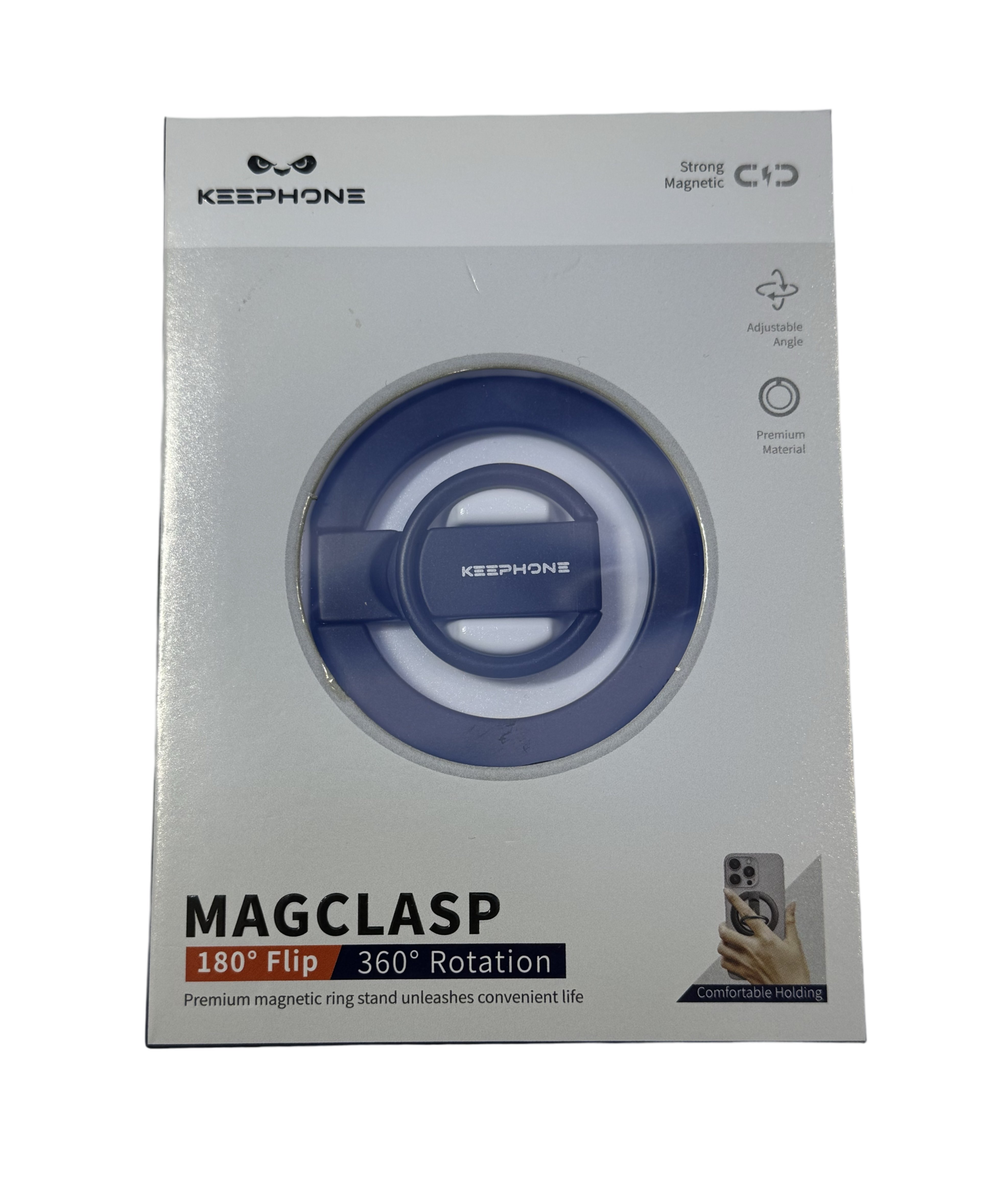 Магнитный держатель-кольцо Keephone MagSnap Easy Grip для Apple iPhone (черный)
Магнитный держатель-кольцо Keephone MagSnap Easy Grip для Apple iPhone (черный)