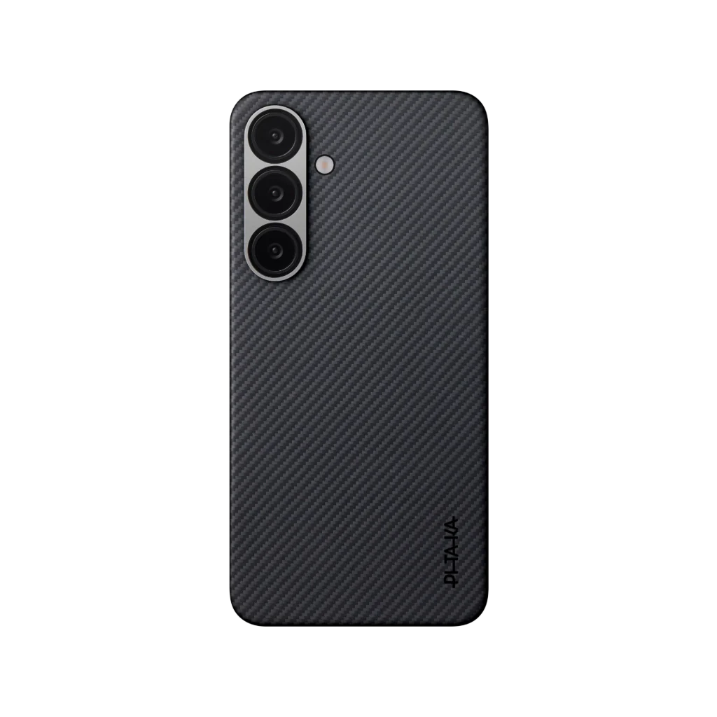 Чехол PITAKA Ultra-Slim Case для Samsung Galaxy S25+ карбоновый (арамид) черно-серый в полоску
Чехол PITAKA Ultra-Slim Case для Samsung Galaxy S25+ карбоновый (арамид) черно-серый в полоску