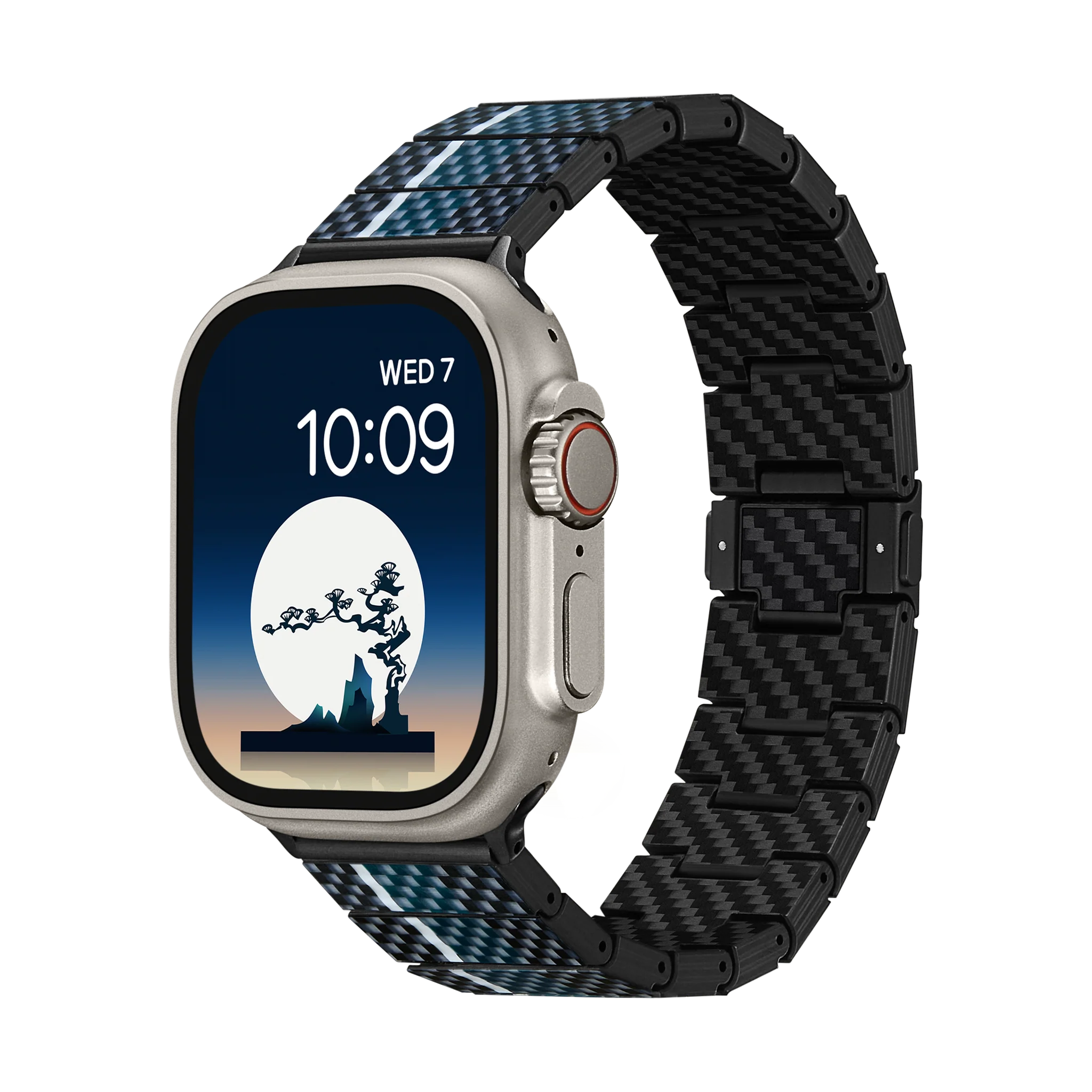 Ремешок PITAKA Poetry of Tihngs-Moon для Apple Watch 38/40/41/42/44/45/49mm карбоновый (арамид) полуночно-синий
Ремешок PITAKA Poetry of Tihngs-Moon для Apple Watch 38/40/41/42/44/45/49mm карбоновый (арамид) полуночно-синий
