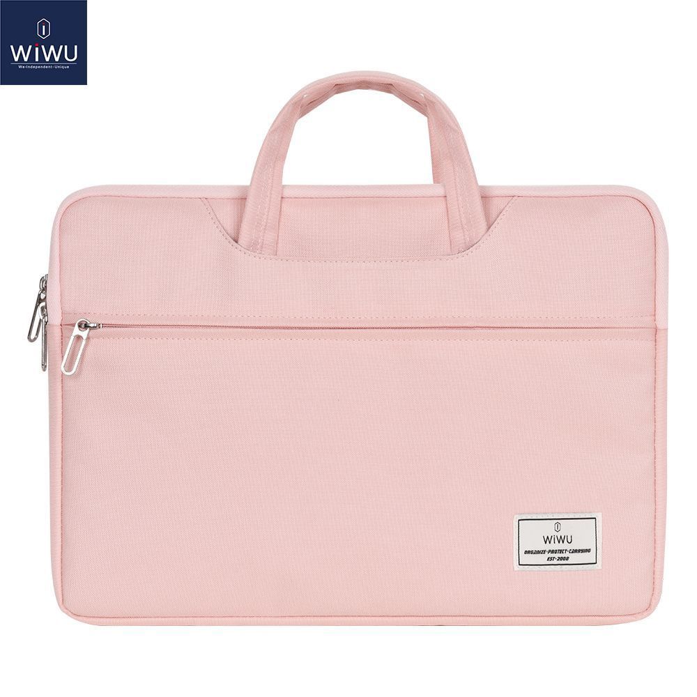 Чехол-сумка WIWU ViVi Laptop Handbag для ноутбука до 14 Дюймов (розовый) Вид№2