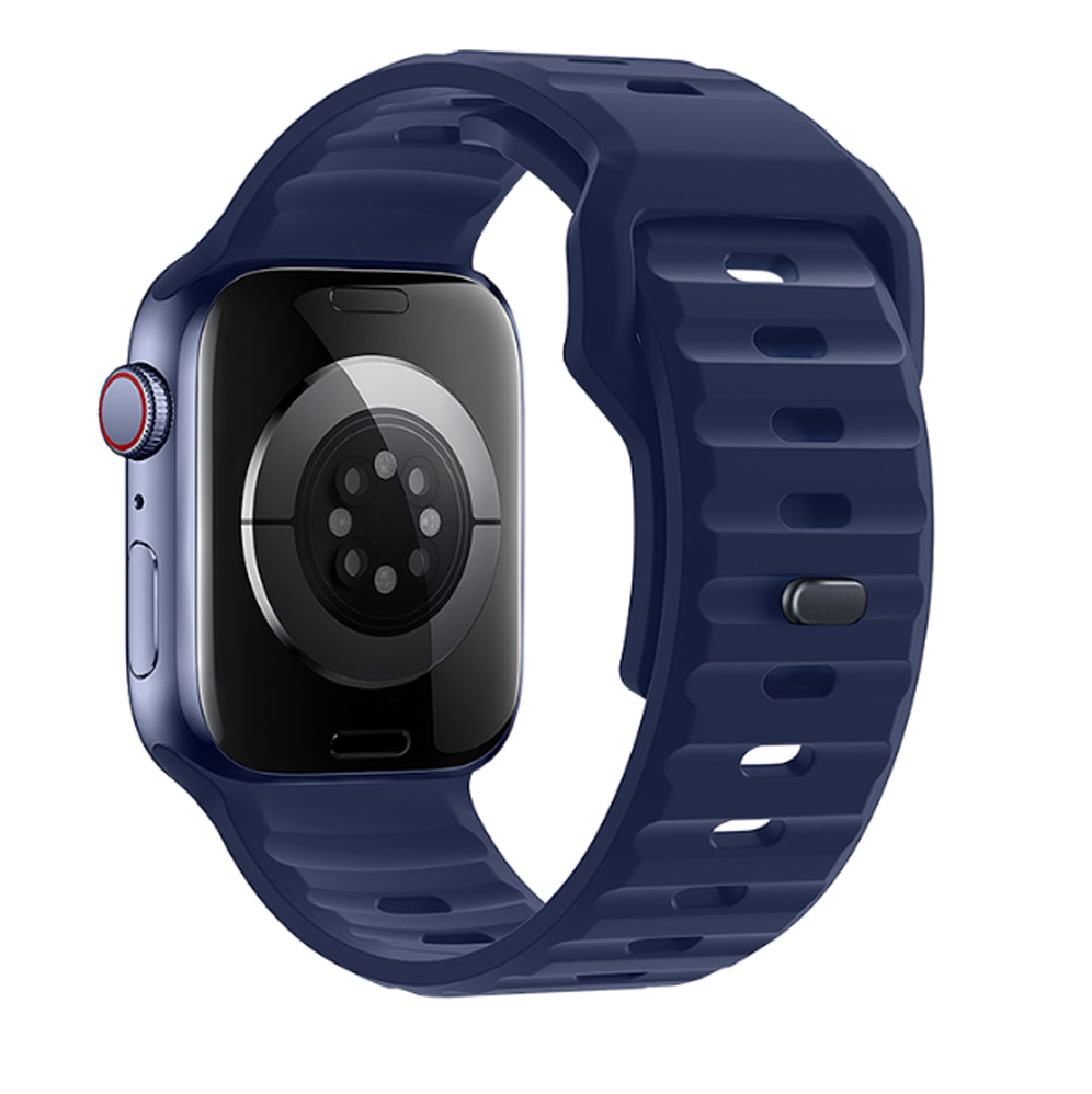 Ремешок Hoco WA27 Flexible для Apple Watch 42/44/45/49mm силикон (темно-синий)