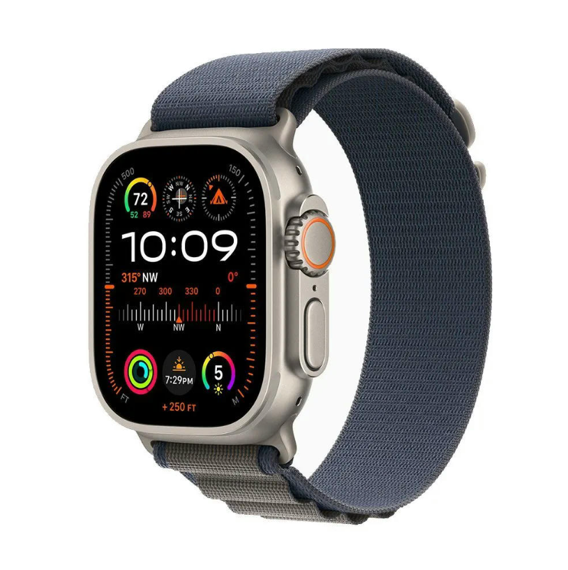 Apple Watch Ultra 2 49 mm Titanium Case Blue Alpine Loop (L)