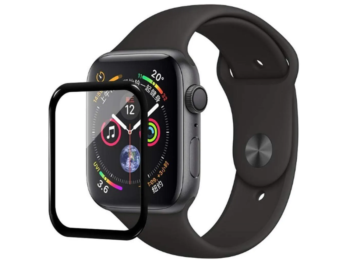 

Защитное стекло Xreel Screen Protection для Apple Watch 42mm (черная рамка)