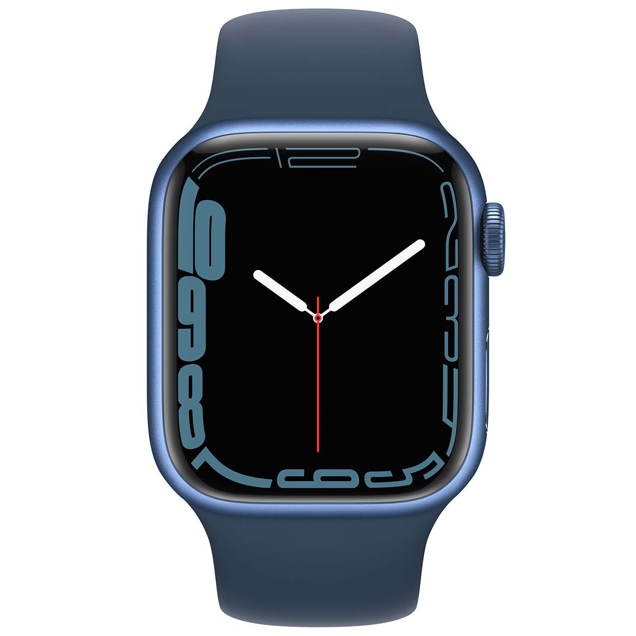 

Apple Watch Series 7 45mm (GPS) Blue Aluminum Case with Abyss Blue Sport Band (MKN83RU/A)