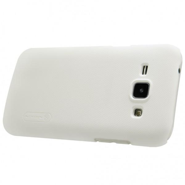 

Чехол-накладка Nillkin Frosted Shield для Samsung Galaxy J1 (J100 / J110) пластиковый (белый)