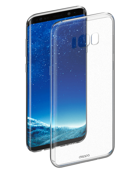 

Чехол-накладка Deppa Get Case 0.8mm для Samsung Galaxy S8+ силикон (прозрачный)