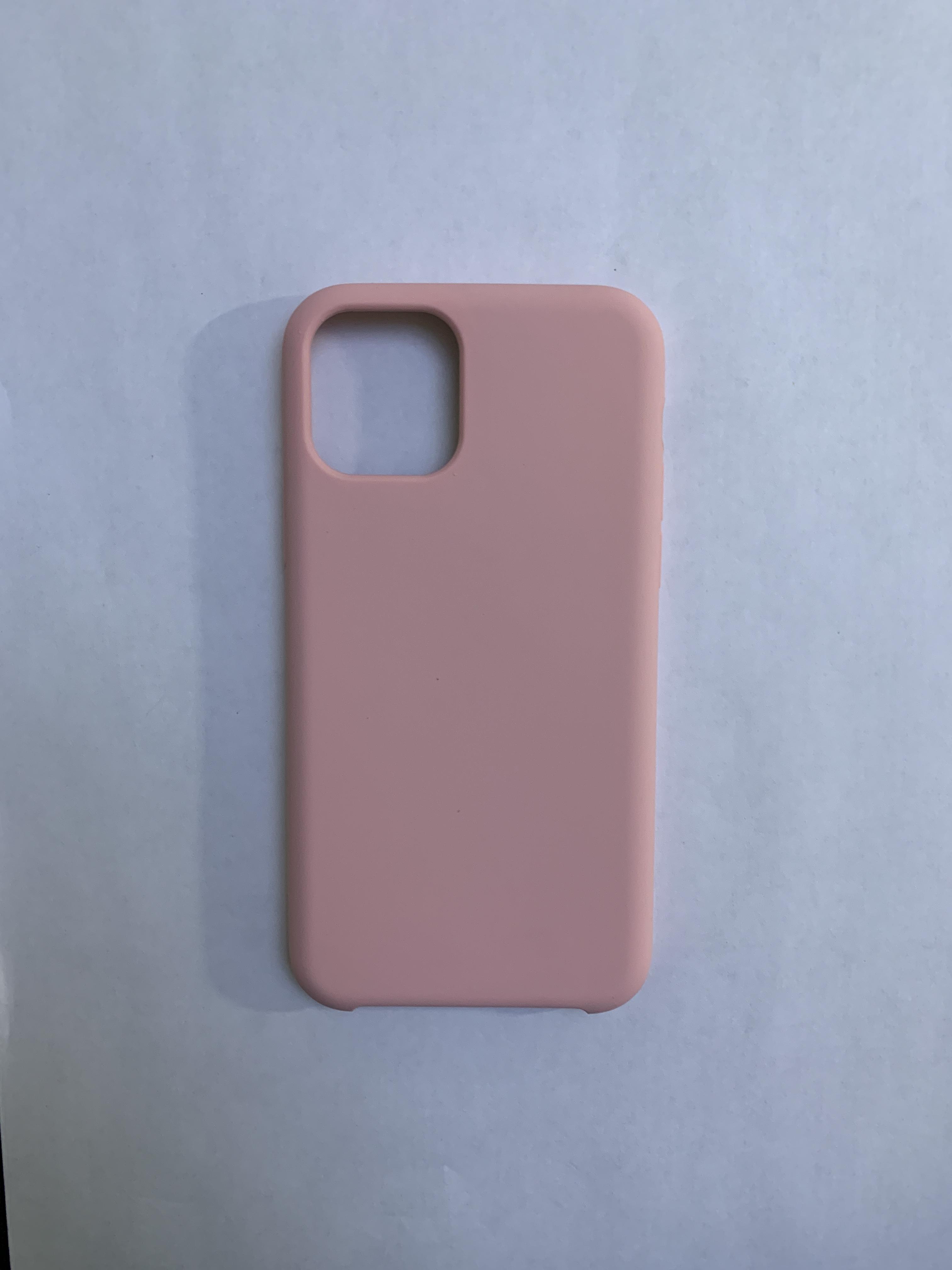 Чехол-накладка FaisON Silicone Case для Apple iPhone 11 Pro (розовый песок)