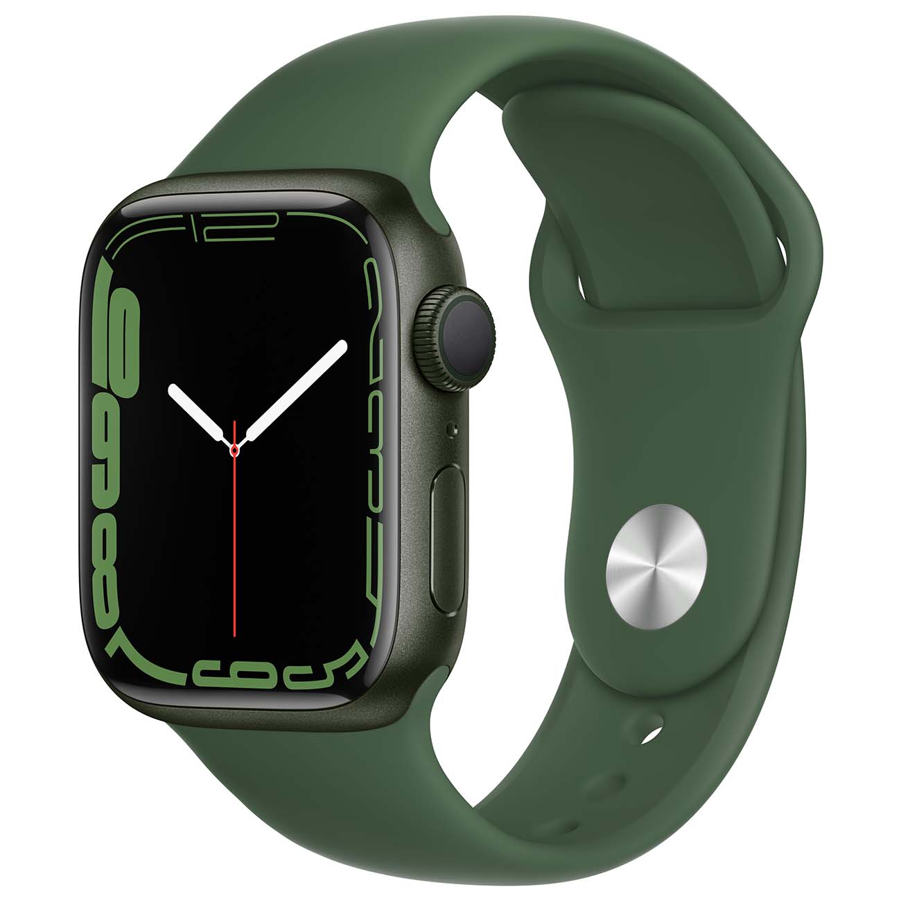 

Apple Watch Series 7 41mm (GPS) Green Aluminum Case with Clover Sport Band (MKN03RU/A)