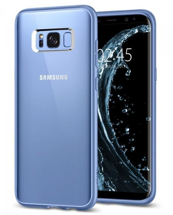 

Чехол-накладка Spigen Ultra Hybrid для Samsung Galaxy S8+ (голубой) SGP 571CS21681