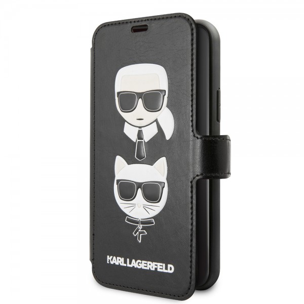 

Чехол-книжка Karl Lagerfeld BOOKTYPE CHOUPETTES HEADS (KLFLBKSN58FKICKC) для Apple iPhone 11 Pro (Black)