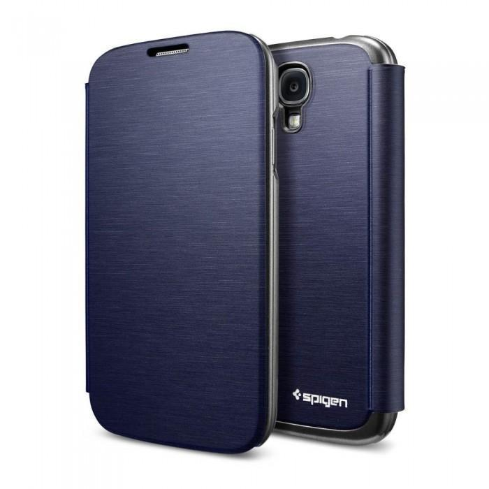 

Чехол-книжка Spigen Ultra Flip SGP10271 для Samsung Galaxy S4 пластик (синий)