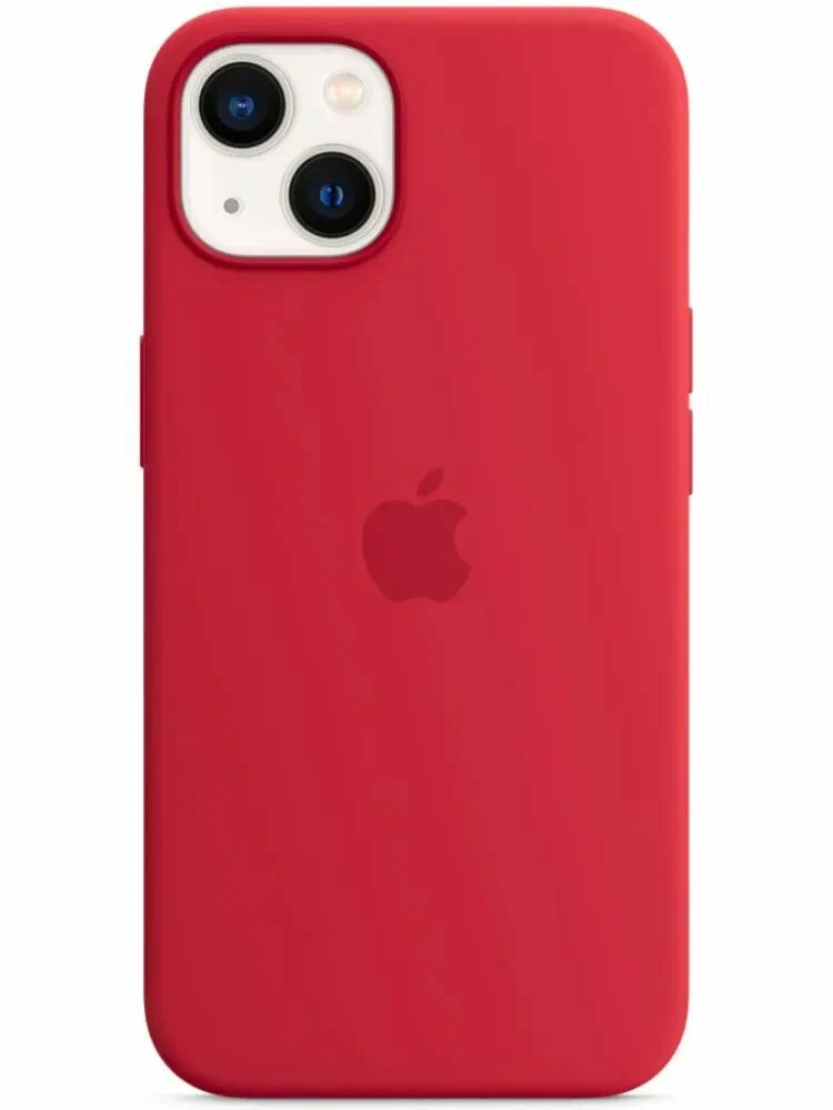 Чехол-накладка Silicone Case Series для Apple iPhone 13 (красный)