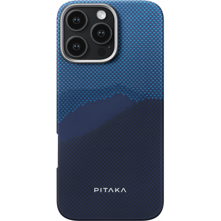 Чехол PITAKA StarPeak Tactile Woven Case для iPhone 16 Pro Max карбоновый (арамид) Over The Horizon