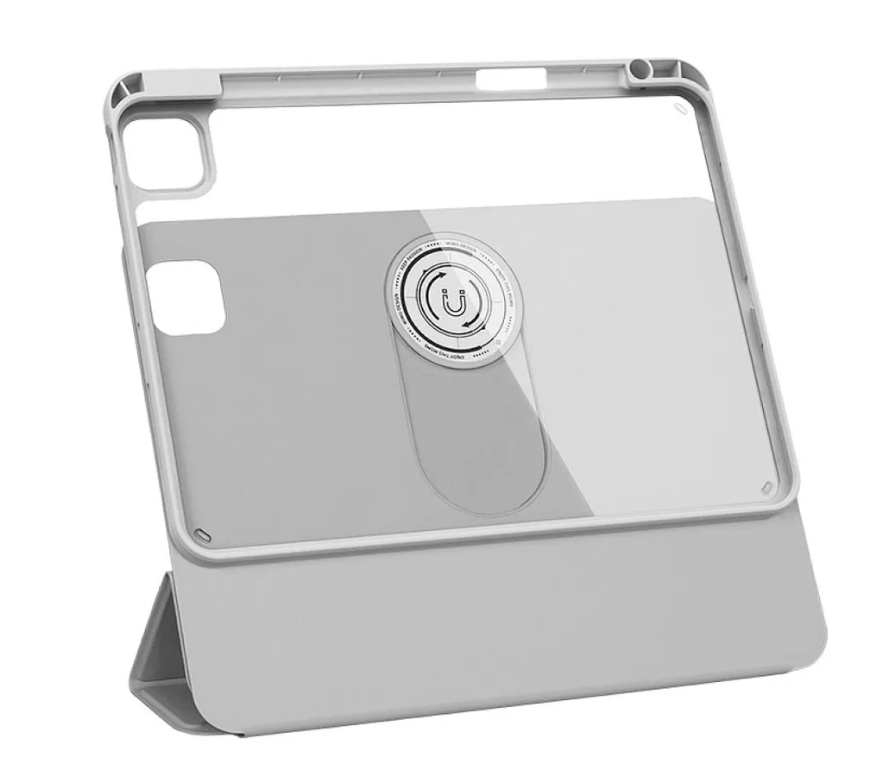 Чехол-книжка WIWU 360° Rotation Magnetic Protection Case для Apple iPad Air 13 (2024) (полиуретан с подставкой) (серый) Вид№2