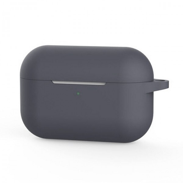 

Чехол Devia Silicone Case для AirPods Pro с карабином (серый)