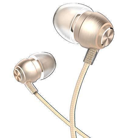 

Проводная стерео-гарнитура Devia Metal In-Ear Earphone (с пультом и микрофоном) (Gold)