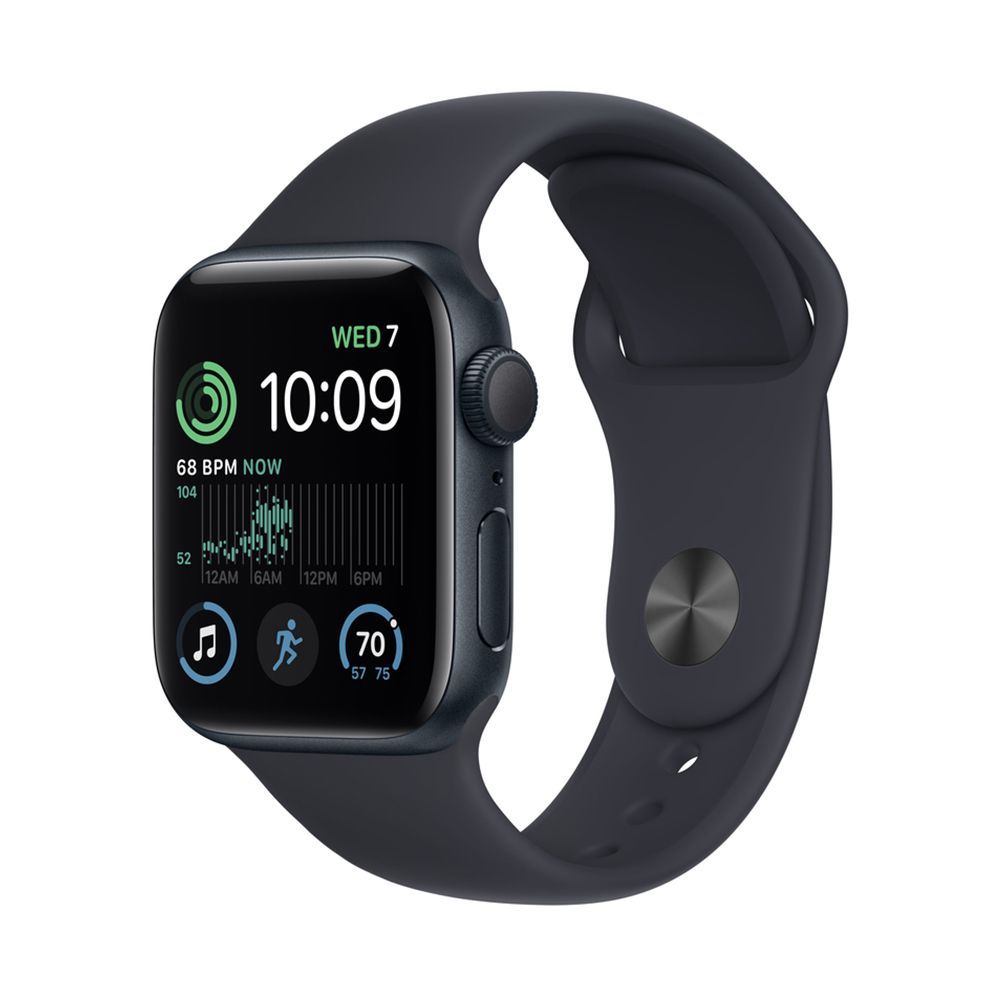 Apple Watch SE Gen 2 40mm (GPS) Midnight Aluminum Case with Midnight Sport Band (S/M) (MNT73/MR9X3) Вид №1