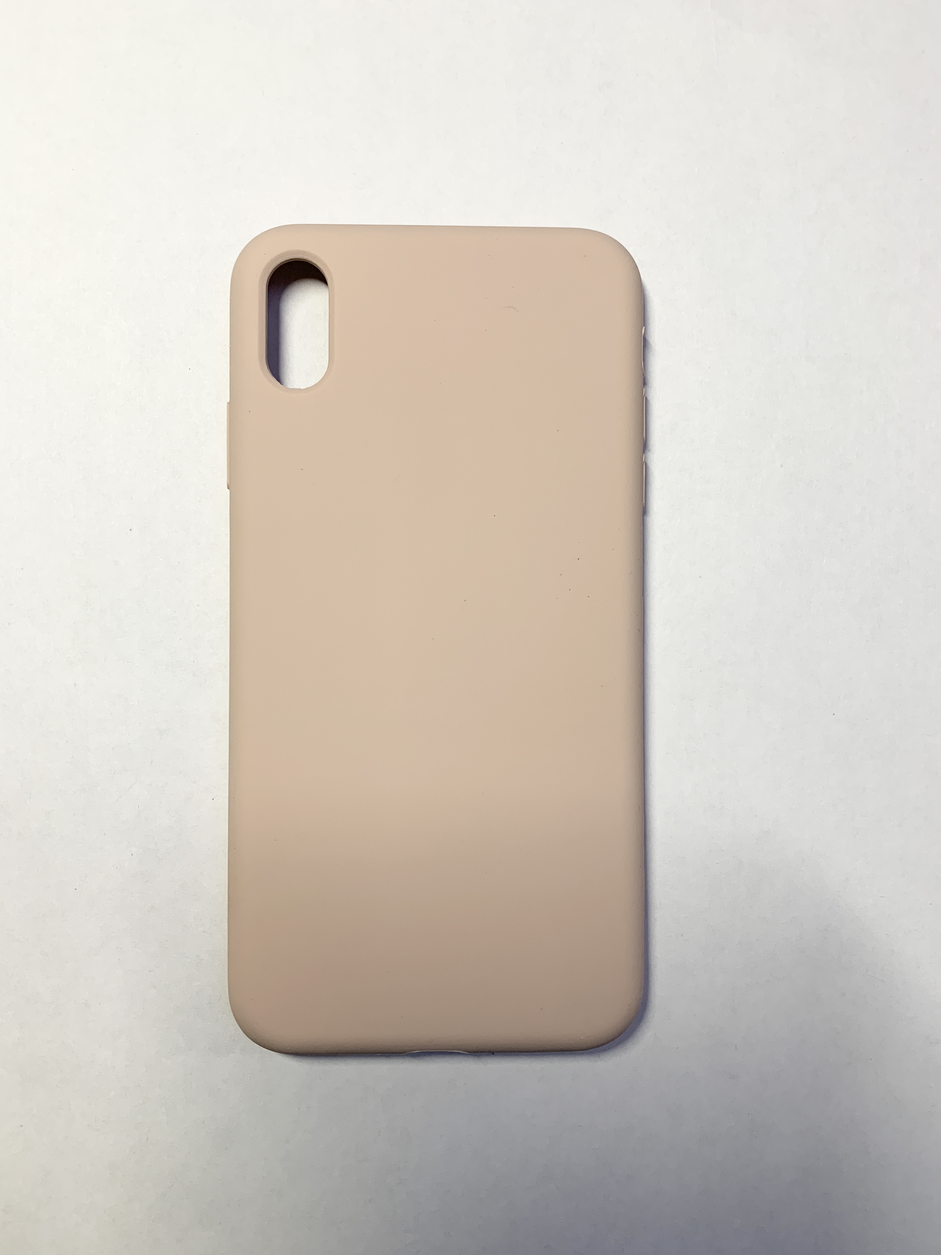 Чехол-накладка FaisON Silicone Case для Apple iPhone  XS Max (розовый песок)