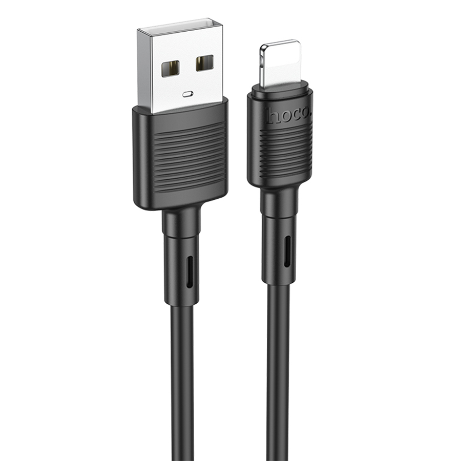 Кабель Hoco X83 (USB) на (Lightning) 100см 2.4A (черный)