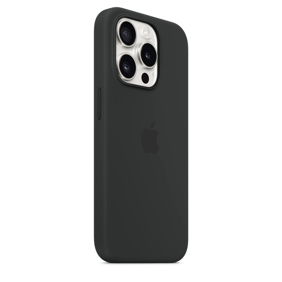 Чехол-накладка Apple Silicone Case Series with MagSafe для Apple iPhone 15 Pro (Black) (MT1A3) Вид№2