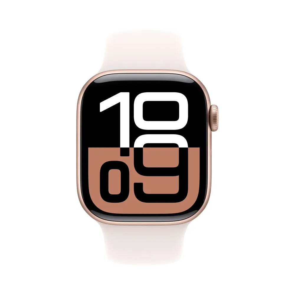 Apple Watch Series 10 42mm Rose Gold Aluminum Case with Light Blush Sport Band (M/L) Вид№2