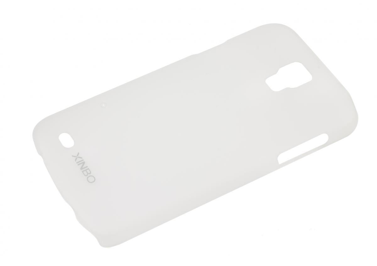 

Чехол-накладка Xinbo 0.8mm для Samsung Galaxy S4 (GT-I9500) пластиковый (белый)