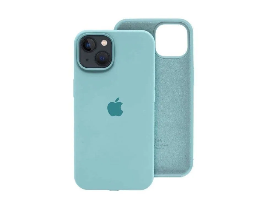 Чехол-накладка Silicone Case Series для Apple iPhone 13 (ментоловый)