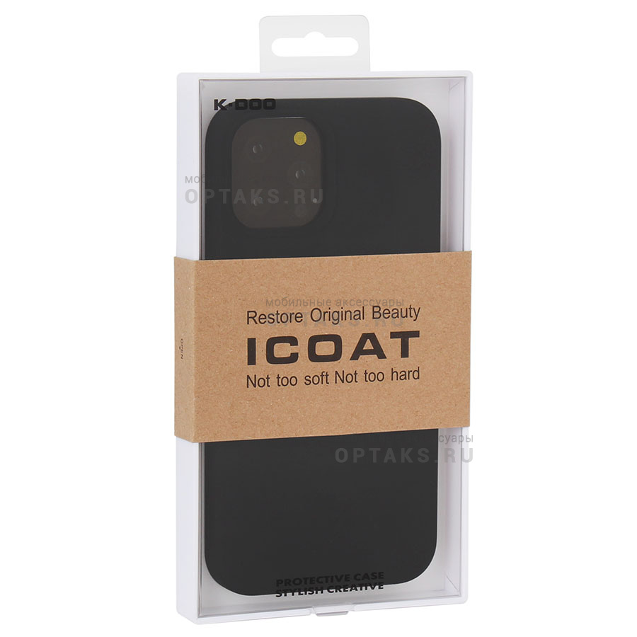 

Чехол-накладка K-Doo Mag iCoat для iPhone 13 Pro силиконовый (черный)