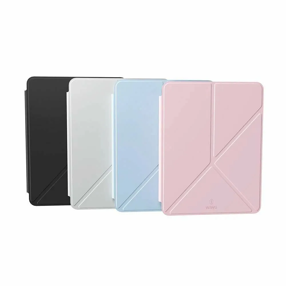 Чехол-книжка WIWU Classic III Case для Apple iPad Pro 11 (2024) (полиуретан с подставкой) (GF-003) (серый) Вид№2