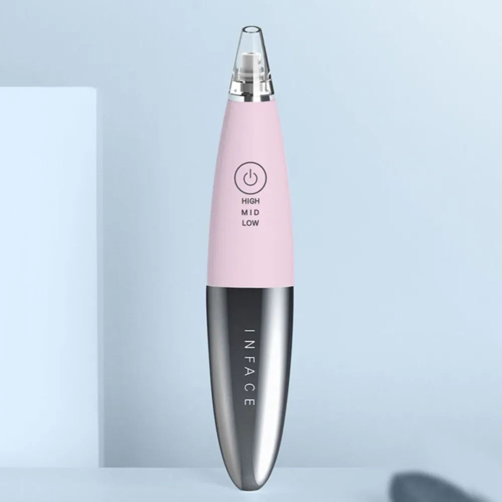 Вакуумный аппарат для чистки лица Xiaomi InFace Blackhead Remover (MS7000) (розовый) Вид№3