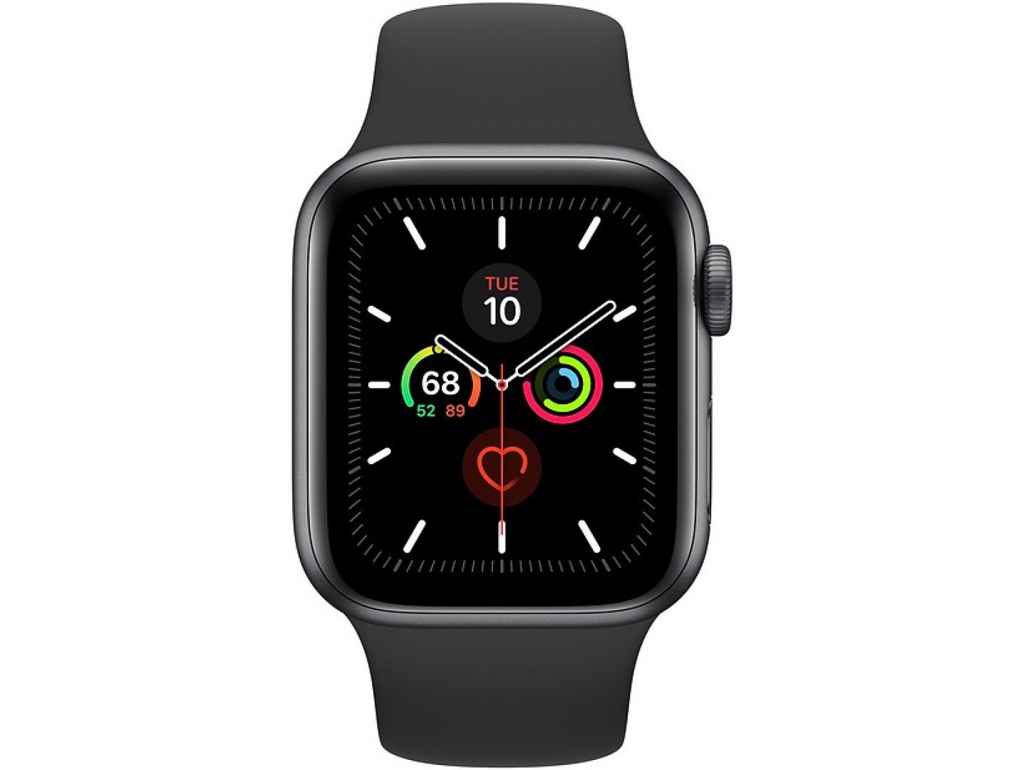 Apple Watch Series 5 44mm Space Black Stainless Steel Case Без ремешка Б/У (Хорошее состояние) Вид№2