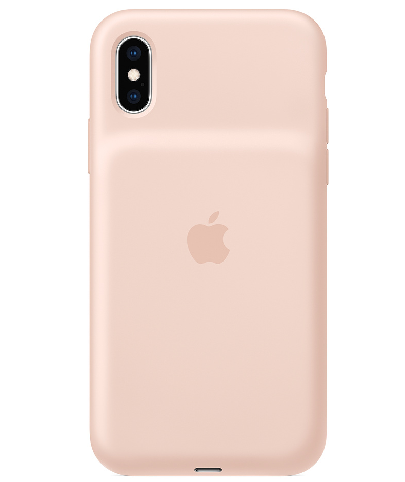 

Чехол-аккумулятор Apple Smart Battery Case для iPhone X/XS (Pink Sand) (MVQP2)