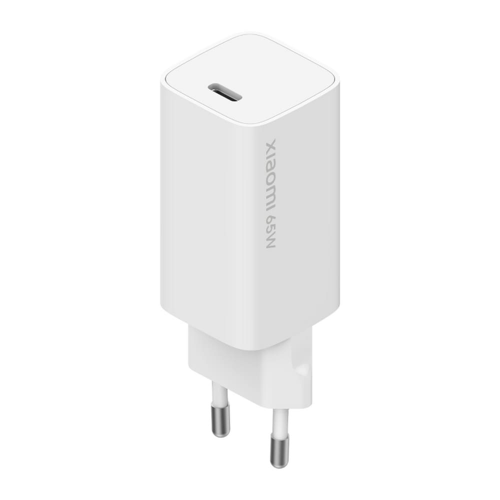 Сетевое зарядное устройство Xiaomi Mi Fast Charger GaN Tech Type-C 65W (AD65GEU) (белый)