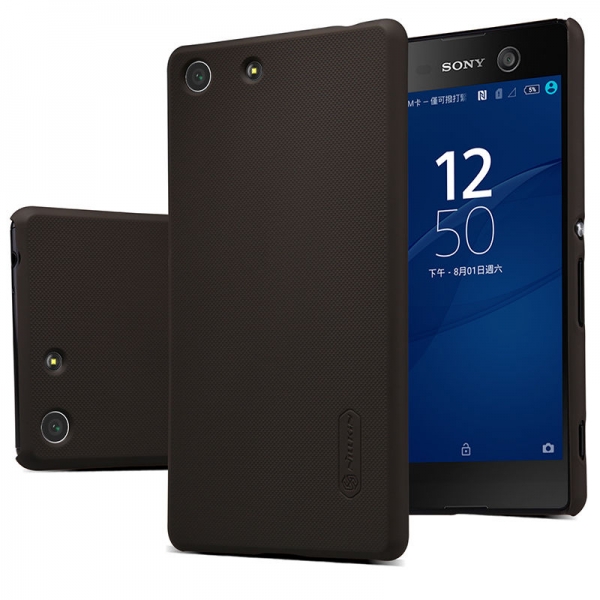 

Чехол-накладка Nillkin Frosted Shield для Sony Xperia M5 / M5 Dual пластиковый (коричневый)
