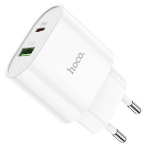 

Сетевое зарядное устройство Hoco (C95A) Lineal Type-C/USB/PD20W/QC3.0 (белый)