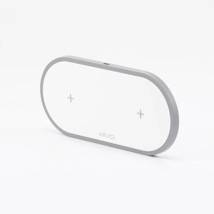 

Беспроводное зарядное устройство Mivo MW-02 2в1 Type-C 10W (White)