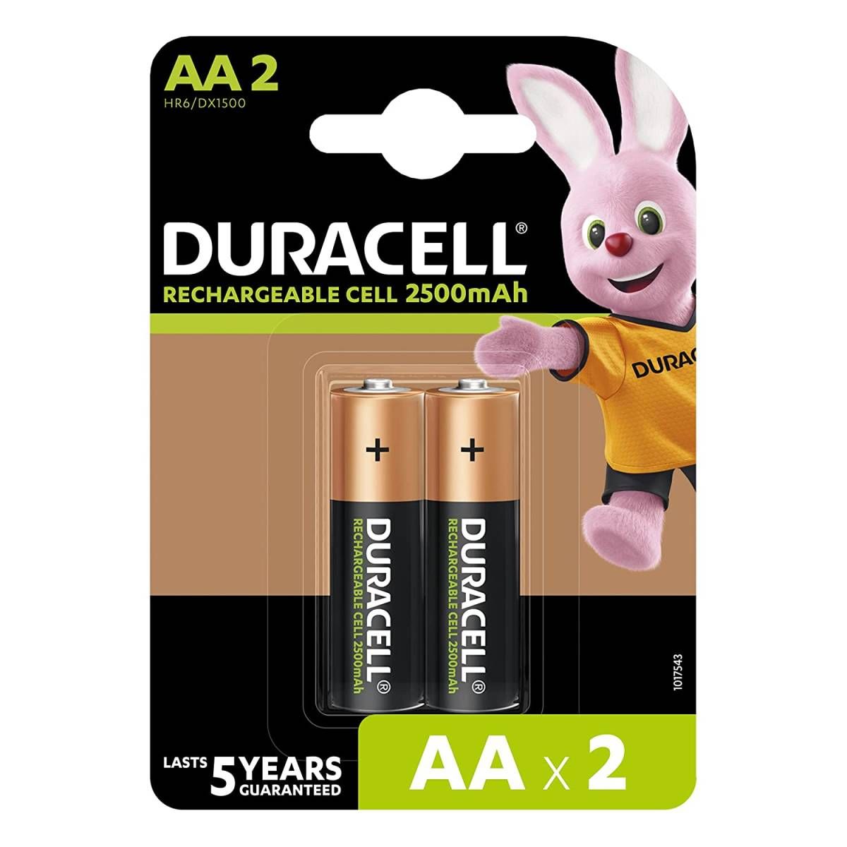 

Аккумуляторные батарейки Duracell Rechargeable Ni-Mh 2500 mAh 1.2V AA 2 шт.