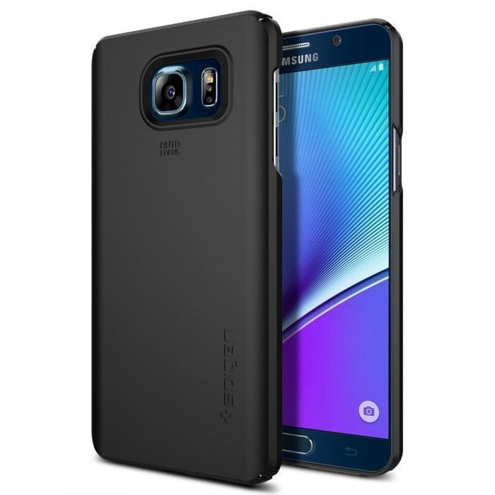 

Чехол-накладка Spigen SGP11680 Thin Fit для Samsung Galaxy Note 5 (Black)
