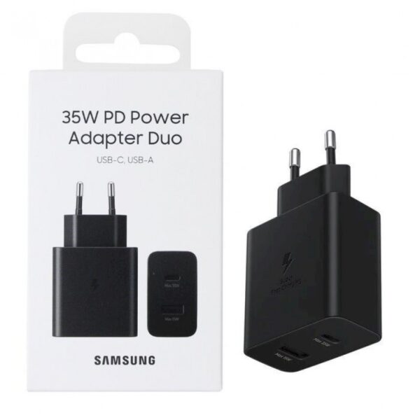 

Сетевое зарядное устройство Samsung Super Fast Charger Type-C/USB 3.0 35W (черный)