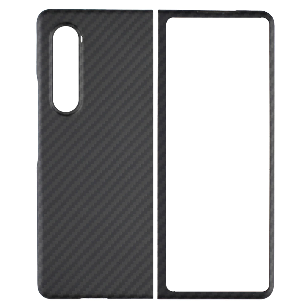 Чехол-накладка PiBlue Flagship Case для Samsung Galaxy Z Fold4 (карбоновый  в полоску черно-серый) купить в Москве! Цена, фото, характеристики, отзывы.