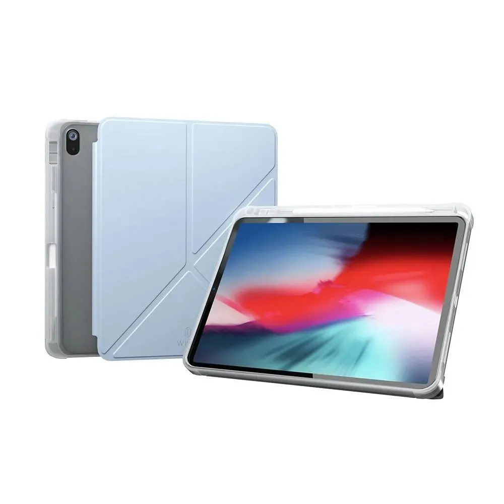 Чехол-книжка WIWU Classic III Case для Apple iPad Pro 11 (2024) (полиуретан с подставкой) (GF-003) (синий)