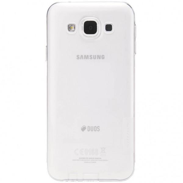 

Чехол-накладка Nillkin Nature 0.6mm для Samsung Galaxy E7 (SM-E700) силиконовый (прозрачный)