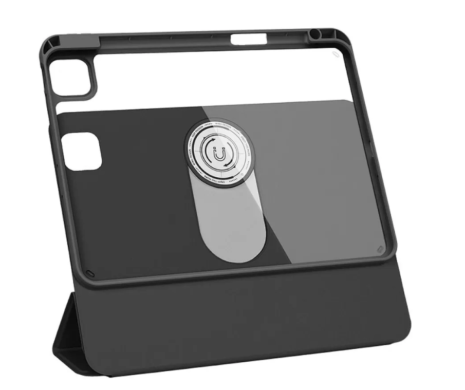 Чехол-книжка WIWU 360° Rotation Magnetic Protection Case для Apple iPad Air 13 (2024) (полиуретан с подставкой) (черный) Вид№3