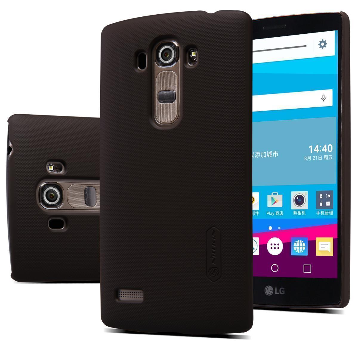 

Чехол-накладка Nillkin Frosted Shield для LG G4s (H736 / H734) пластиковый (Brown)