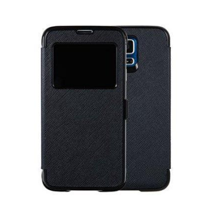 

Чехол-книжка AnyMode View Flip Case Jewel Saffiano Pattern для Samsung Galaxy S5 (черный)