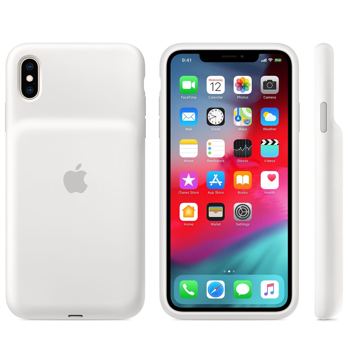 

Чехол-аккумулятор Apple Smart Battery Case для iPhone XS Max (White) (MRXR2)